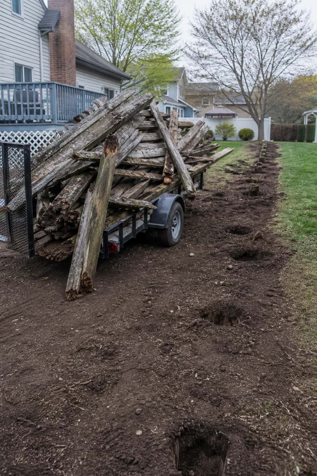 Fence removal & replacement