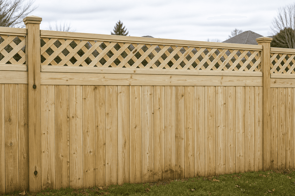 2-Inch Diagonal Lattice Topper