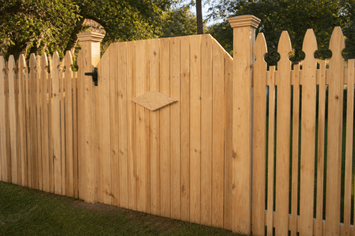 Dallas with Diamond Style Wood Gates